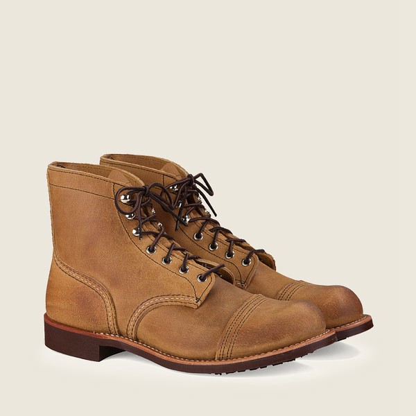 Botas Red Wing Heritage Hombre Kaki - Iron Ranger - 6-Inch Muleskinner Cuero - 427-UBTOEN